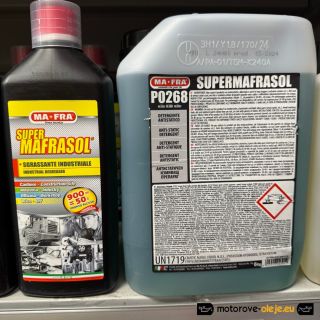 🔥 Mafra Supermafrasol – sila čistoty v jednej fľaši! Hľadáš extra účinný odmasťovač na dielňu, garáž alebo profesionálne...